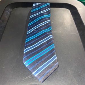Alexander Julian COLOURS Blue Striped Tie